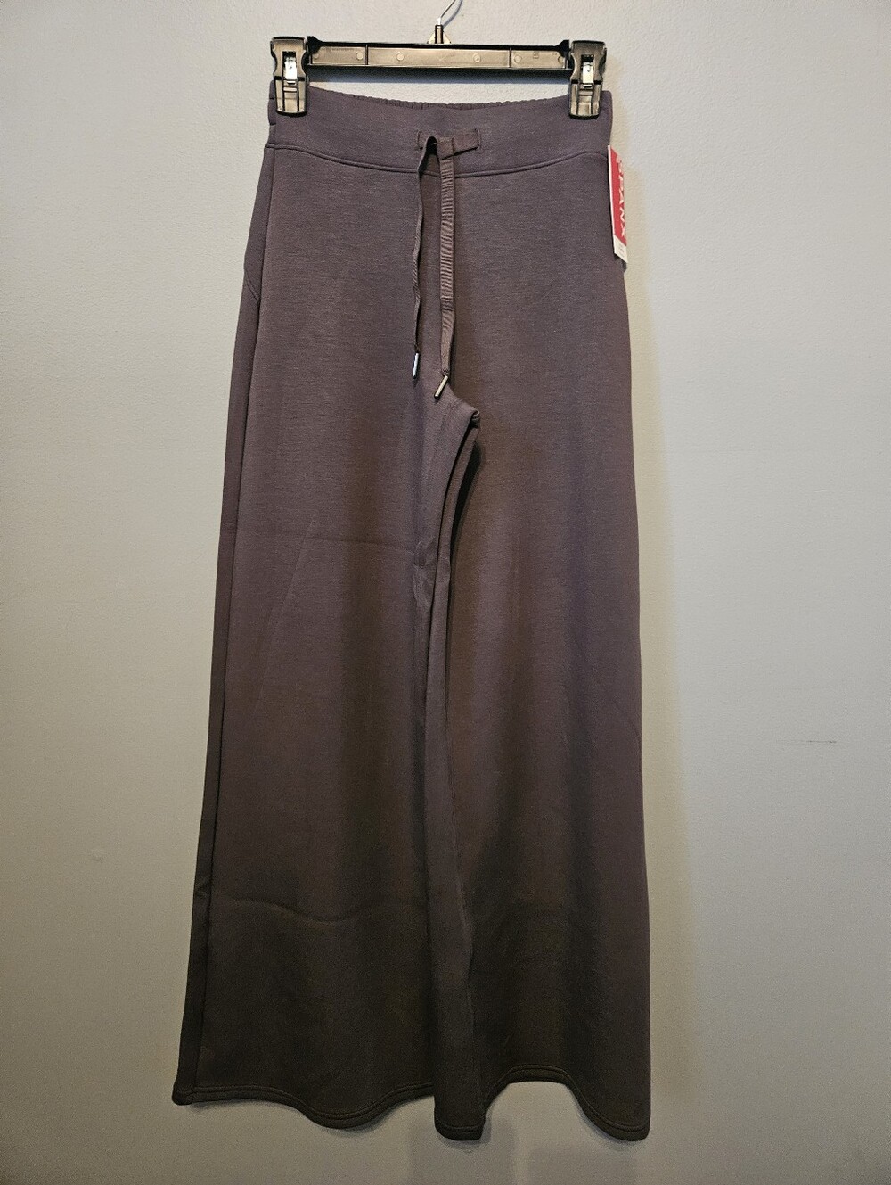 New SPANX Air Essentials Wide Leg Pants XS $118 Storm Gray NWT